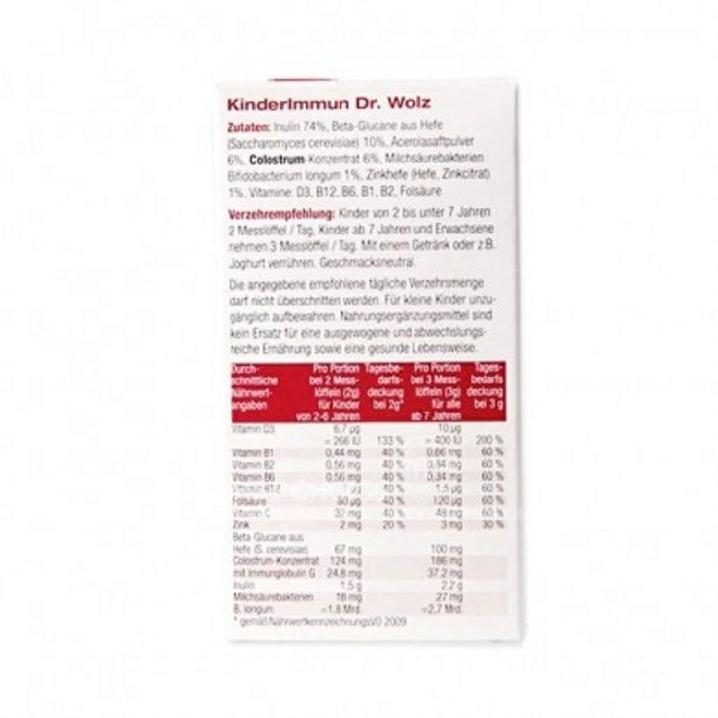 Dr. Wolz Serbuk Kolostrum Murni Jerman Versi Botol Luar Negeri