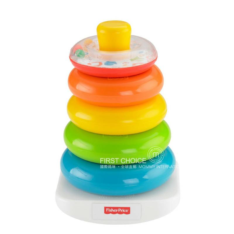 Fisher Price Piramida Cincin Warna Amerika Versi Luar Negeri