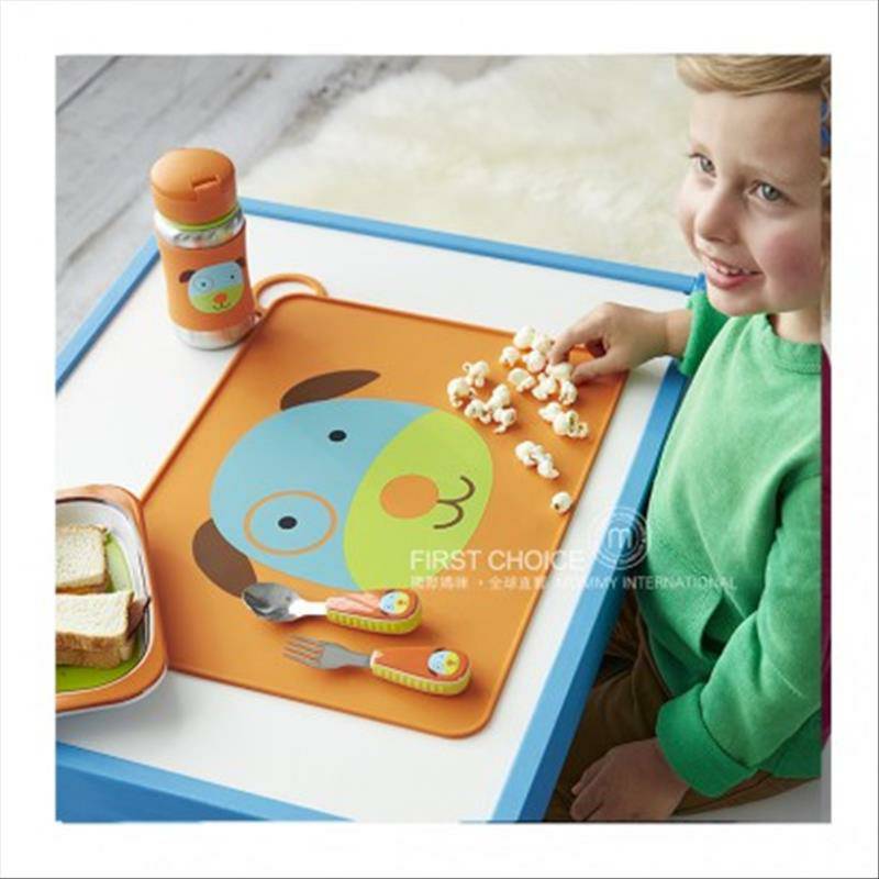 SKIP HOP American Zoo Series Bayi Silicone Tatakan Versi Luar Negeri