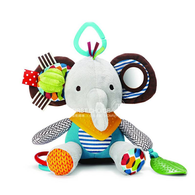 SKIP HOP Anak-anak Amerika menenangkan boneka pasta gigi mainan kerincingan versi luar negeri