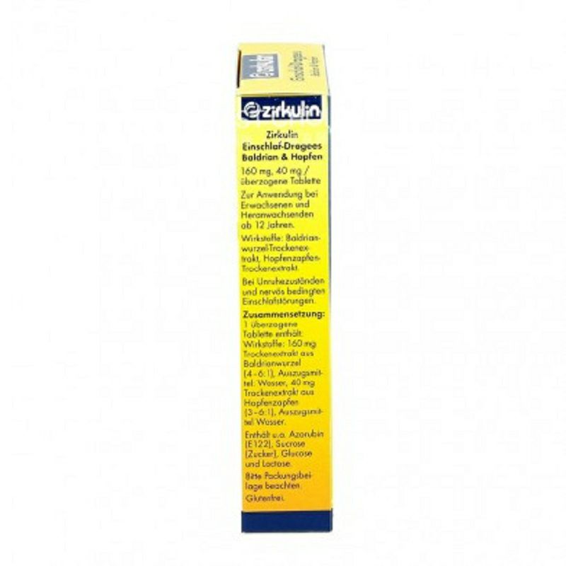 Zirkulin German Pill Sleeping Pill Versi Luar Negeri