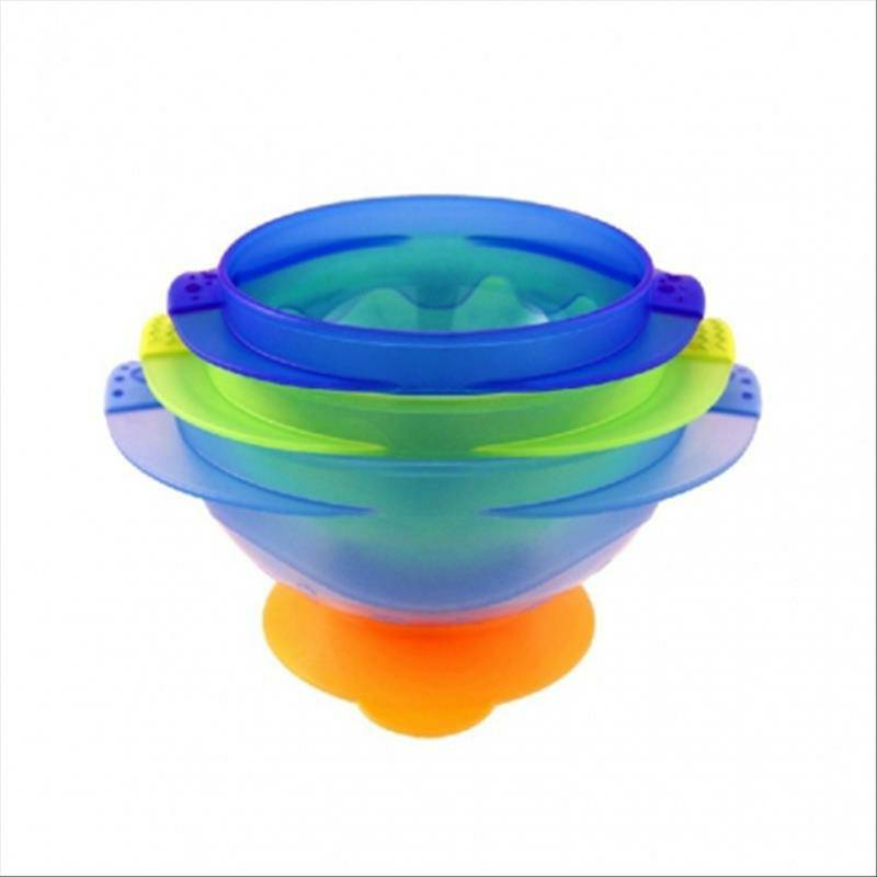 Sassy American Sassy Tiga potong Mangkuk Piala Suction dengan Cover Bawah Versi Luar Negeri