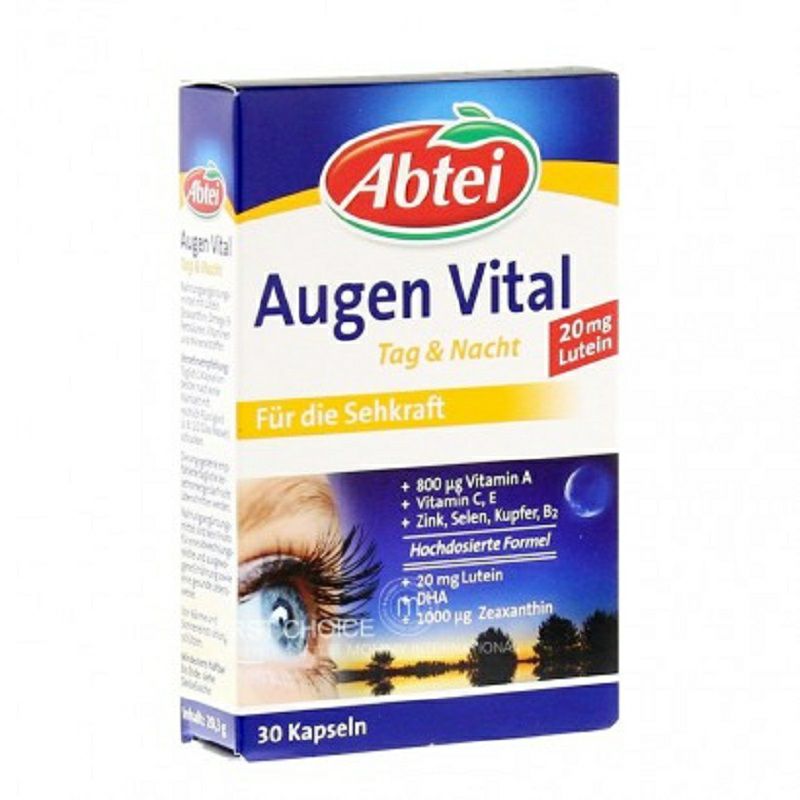 Abtei Kapsul Perawatan Mata Lutein Edisi Luar Negeri