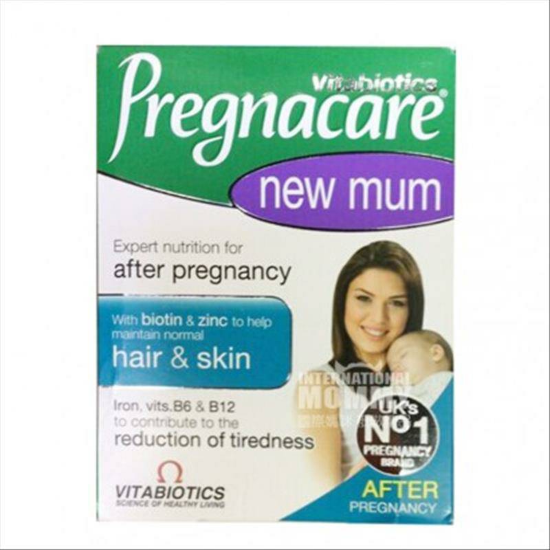 Vitabiotics Inggris Pregnacare New Mom Nutrition Tablet Perawatan Rambut Perawatan Kulit Versi Luar Negeri