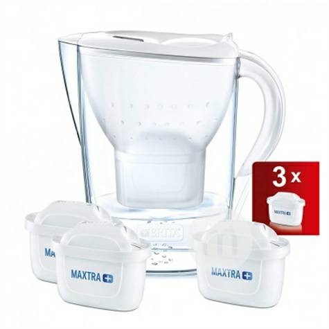 BRITA Filter ketel putih Jerman dengan 3 elemen filter versi luar negeri
