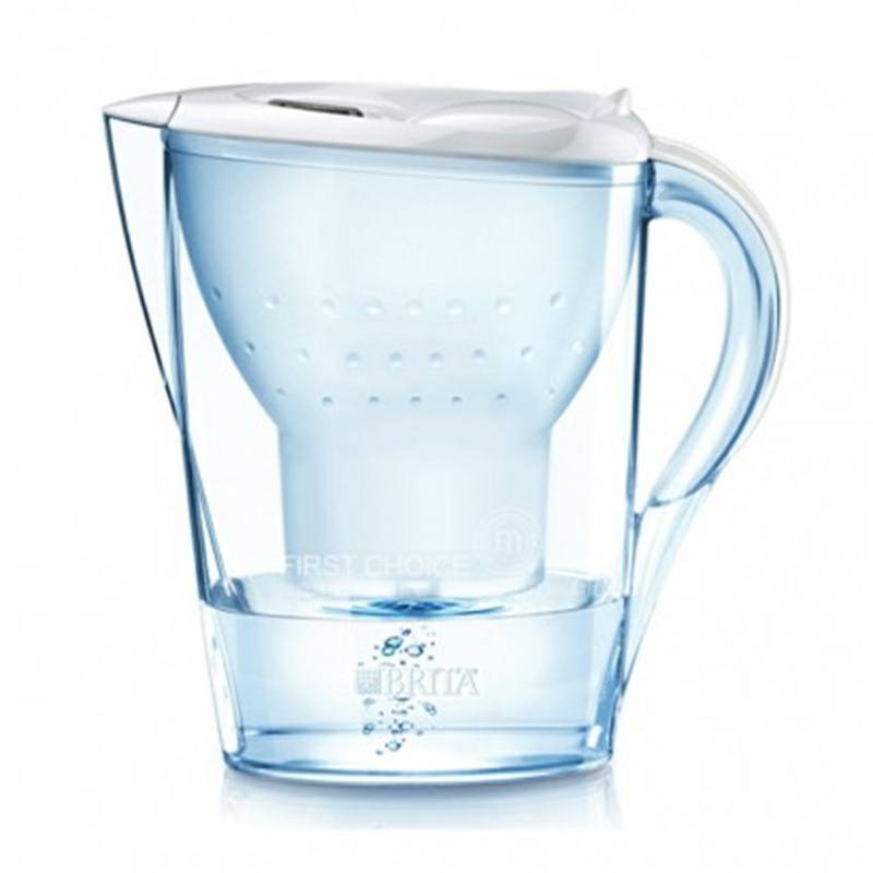 BRITA Filter ketel putih Jerman dengan 3 elemen filter versi luar negeri