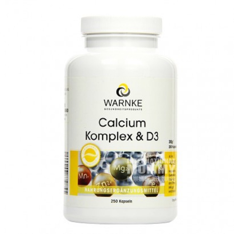 WARNKE German Adult Complex Calcium Tablets 250 Kapsul Versi Luar Negeri