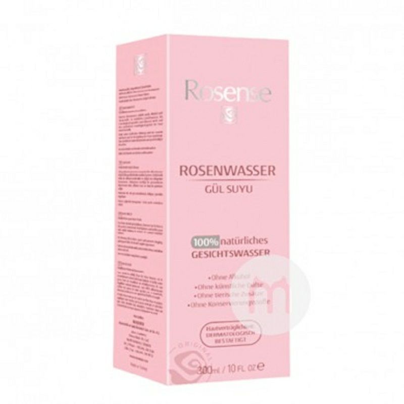 Rosense Turki Damaskus Rose Toner Pelembab 100% Naik Versi Luar Negeri Asli