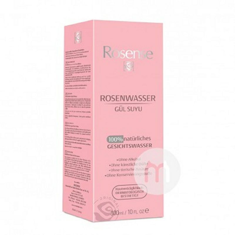 Rosense Turki Damaskus Rose Toner Pelembab 100% Naik Versi Luar Negeri Asli