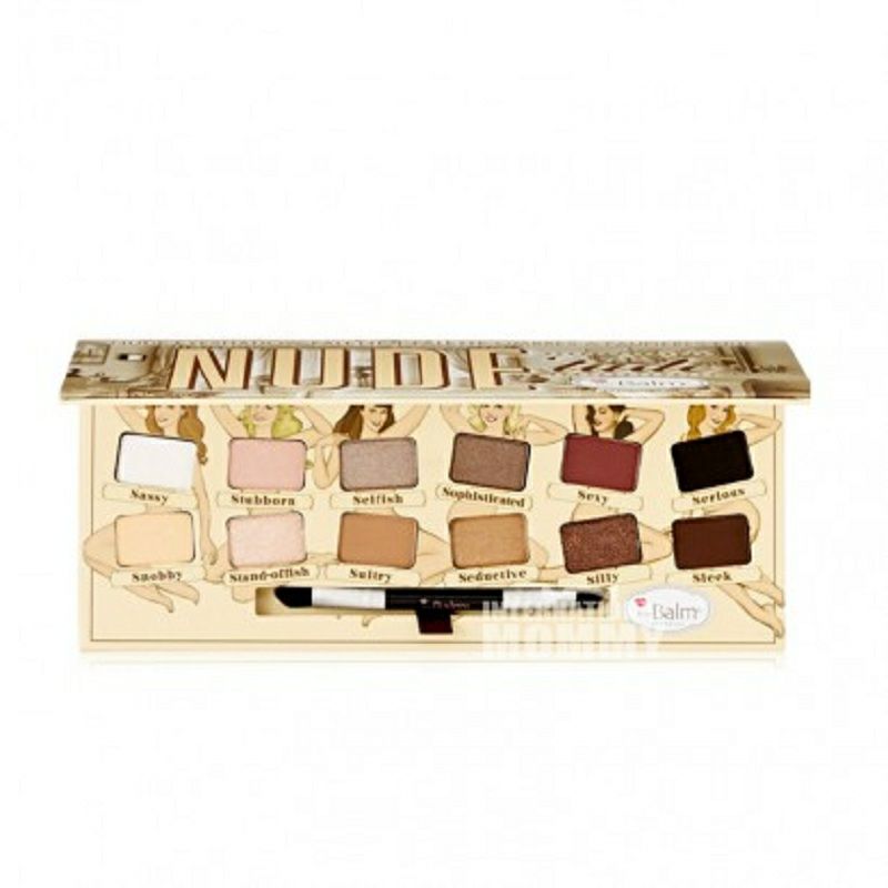 TheBalm Germany 12-warna palet eye shadow nude versi luar negeri