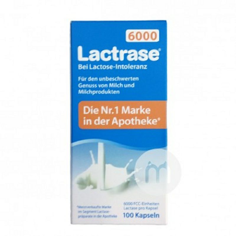 Lactrase 6000 unit mitra susu intoleran laktase Jerman versi Luar Negeri