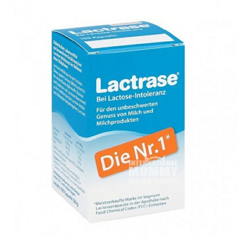 Lactrase 6000 unit mitra susu intoleran laktase Jerman versi Luar Negeri