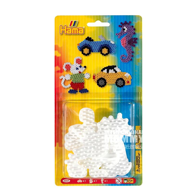 Hama Jerman memasukkan template alat manik (mobil mouse kuda laut) versi luar negeri