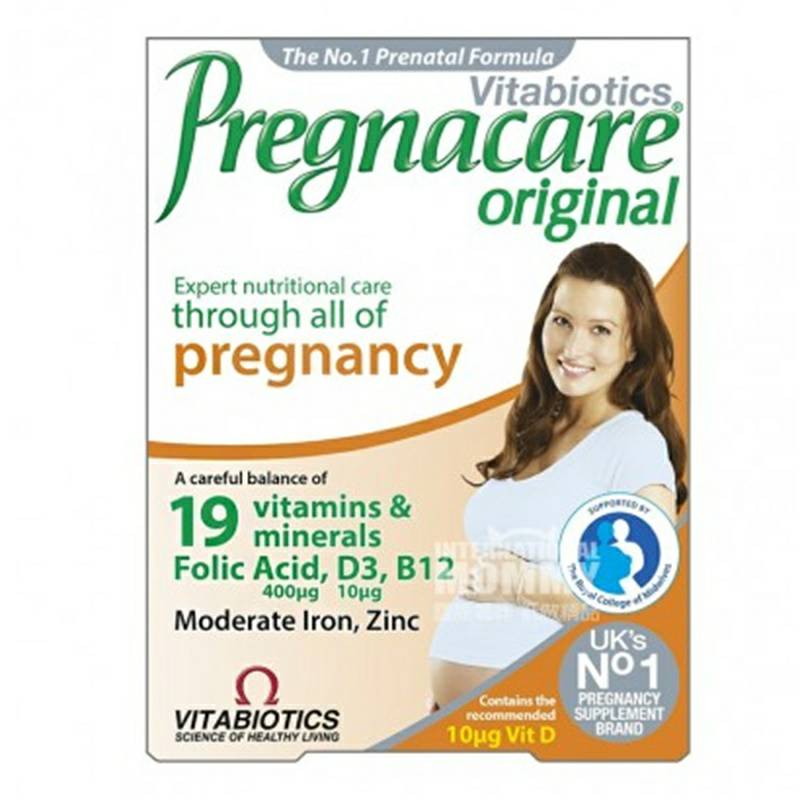 Vitabiotics Pregnacare UK Asam Folat / Basic Multivitamin Versi Luar Negeri