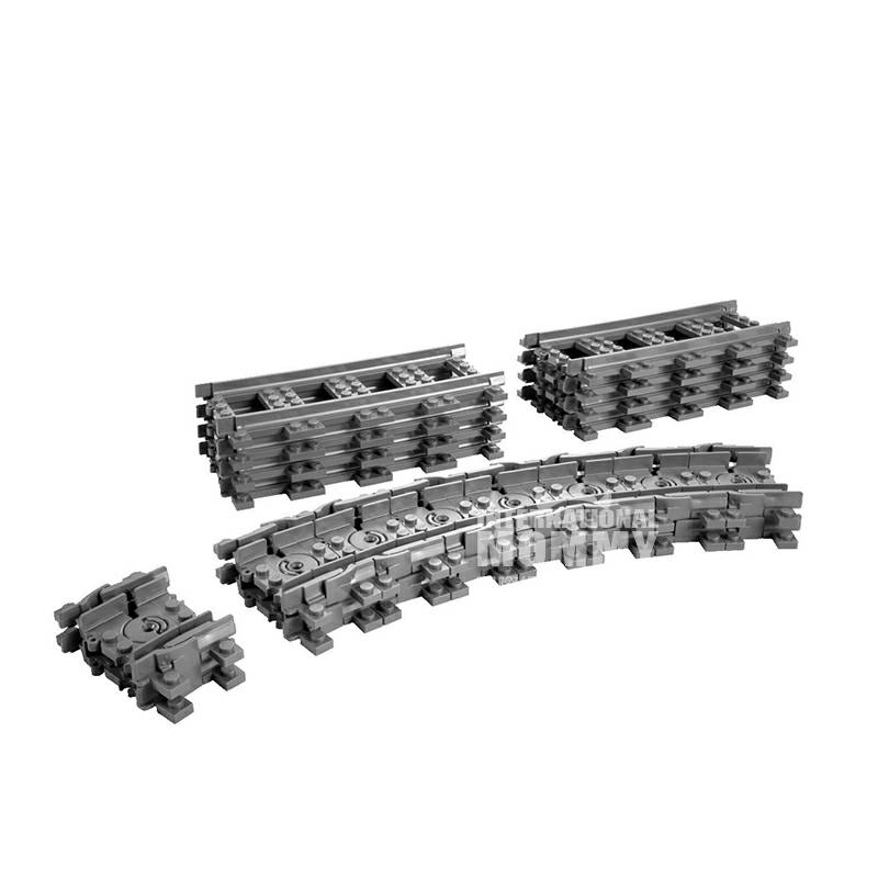 LEGO puzzle anak-anak Denmark blok bangunan mantra dirakit mainan seri kereta kota seri luar negeri