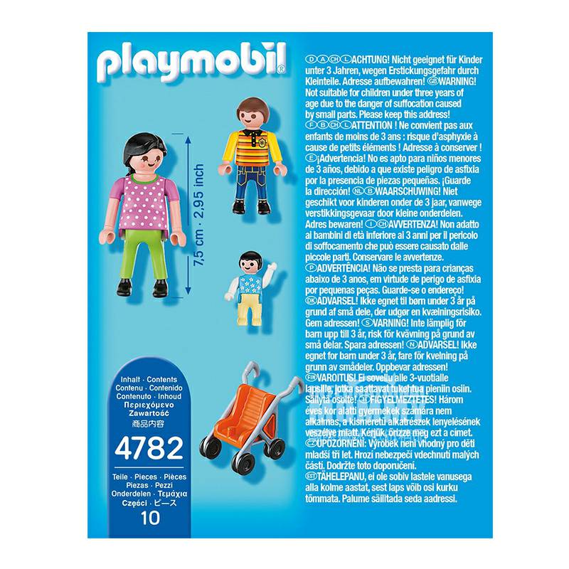 Playmobil ibu Jerman dengan boneka anak versi luar negeri