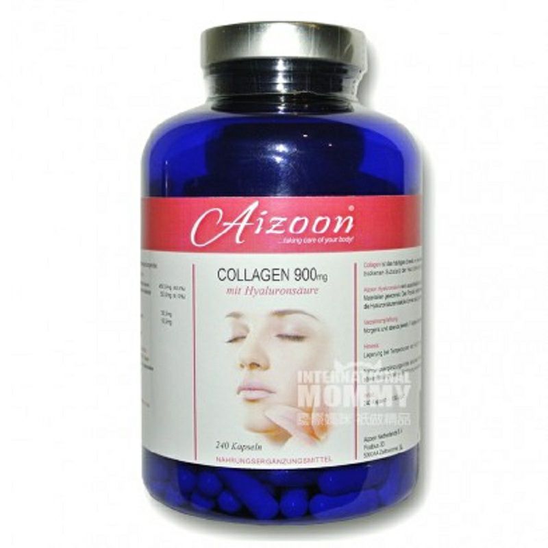 Aizoon German Collagen Hyaluronic Acid 120 Kapsul * 2 Versi Luar Negeri