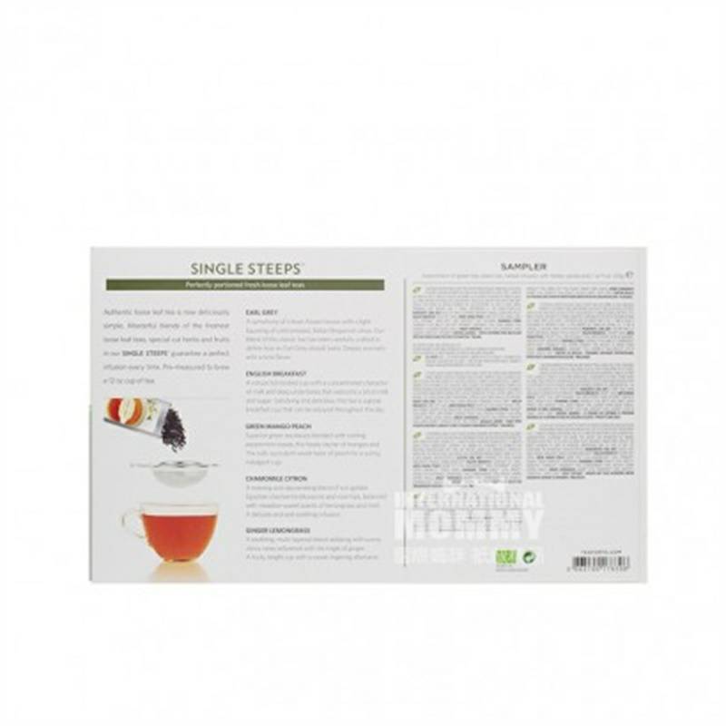 Tea forte Kantong teh Amerika edisi longgar di luar negeri