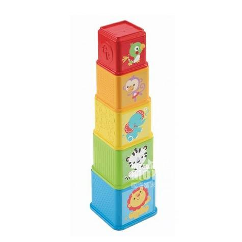 Fisher Harga American Rainbow Stacked Cube Overseas Edition