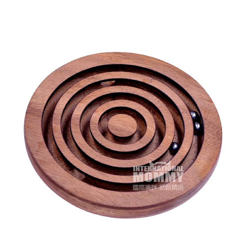 Logoplay Holzspiele Permainan Keterampilan Jerman Metal Fan Palace Overseas Edition