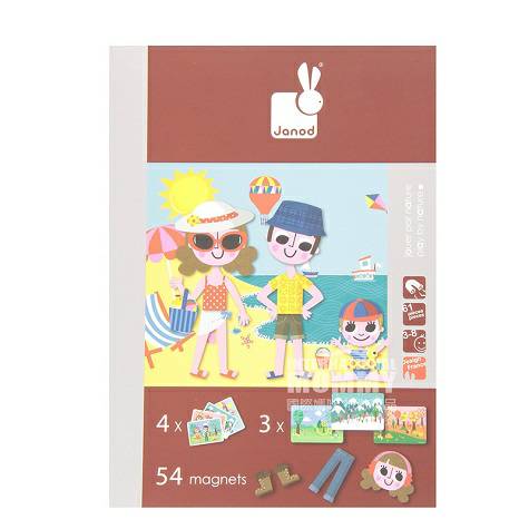 Janod French Four Seasons Style Magic Magnetic Treasure Box Versi Luar...