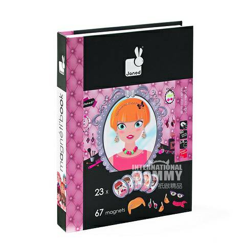 Janod French Beauty Makeup Magic Magnetic Treasure Box Versi Luar Nege...