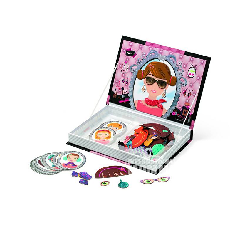 Janod French Beauty Makeup Magic Magnetic Treasure Box Versi Luar Negeri