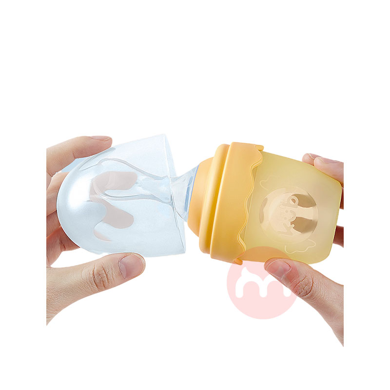 KUB baby rice sereal sendok botol susu silikon meremas sendok makan