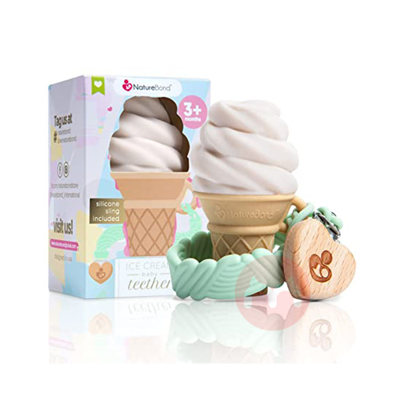 NatureBond German NatureBond mainan es krim teether asli luar negeri