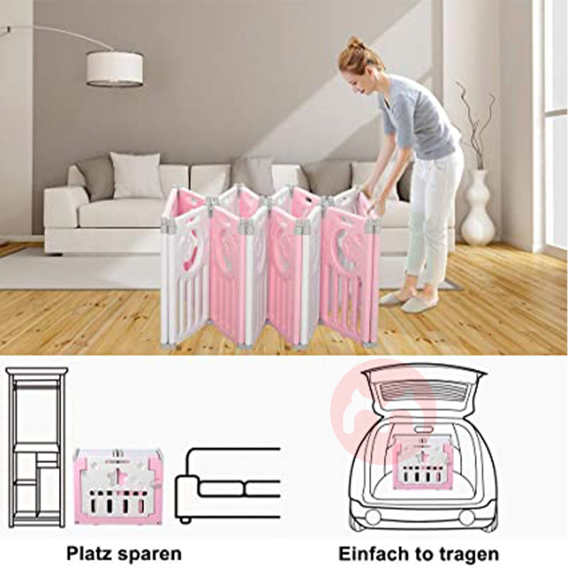Dripex Jerman Dripex Baby Playpen Versi Luar Negeri
