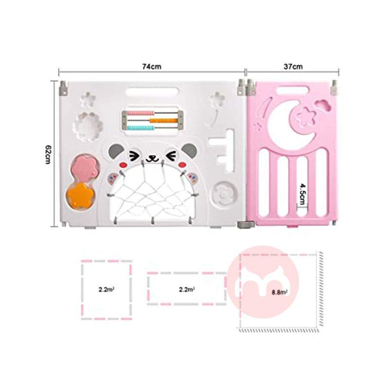 Dripex Jerman Dripex Baby Playpen Versi Luar Negeri