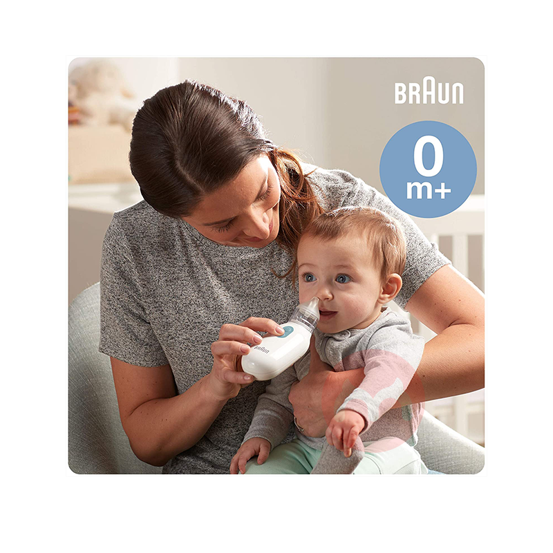 Braun Aspirator hidung elektrik, segala usia, asli lokal luar negeri