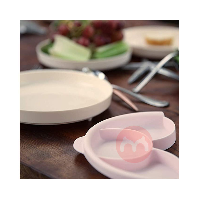 Miniware American Miniware Natural Polylactic Acid Dibagi Piring Makan Set Lokal Luar Negeri Asli