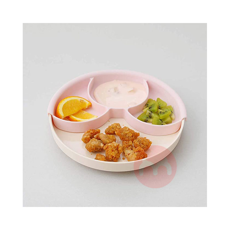 Miniware American Miniware Natural Polylactic Acid Dibagi Piring Makan Set Lokal Luar Negeri Asli