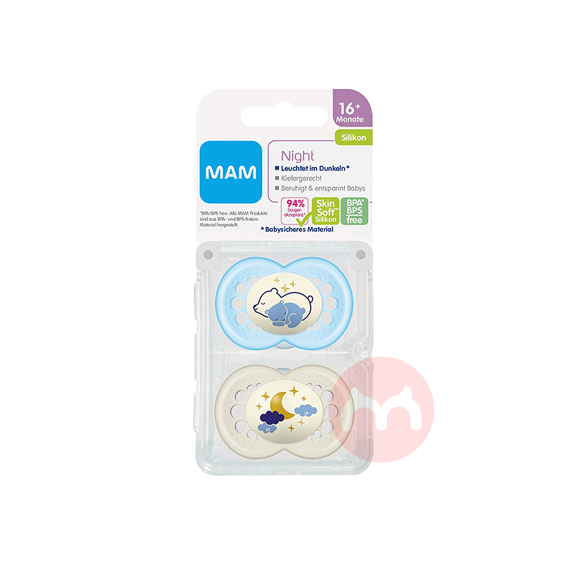 MAM Austrian Pacifier Luminous Bear/Moon Original Overseas Local Edition