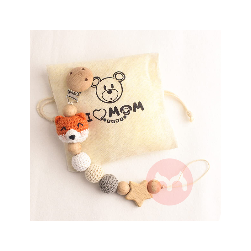 RUBY Rubah rantai dot kayu asli versi lokal luar negeri