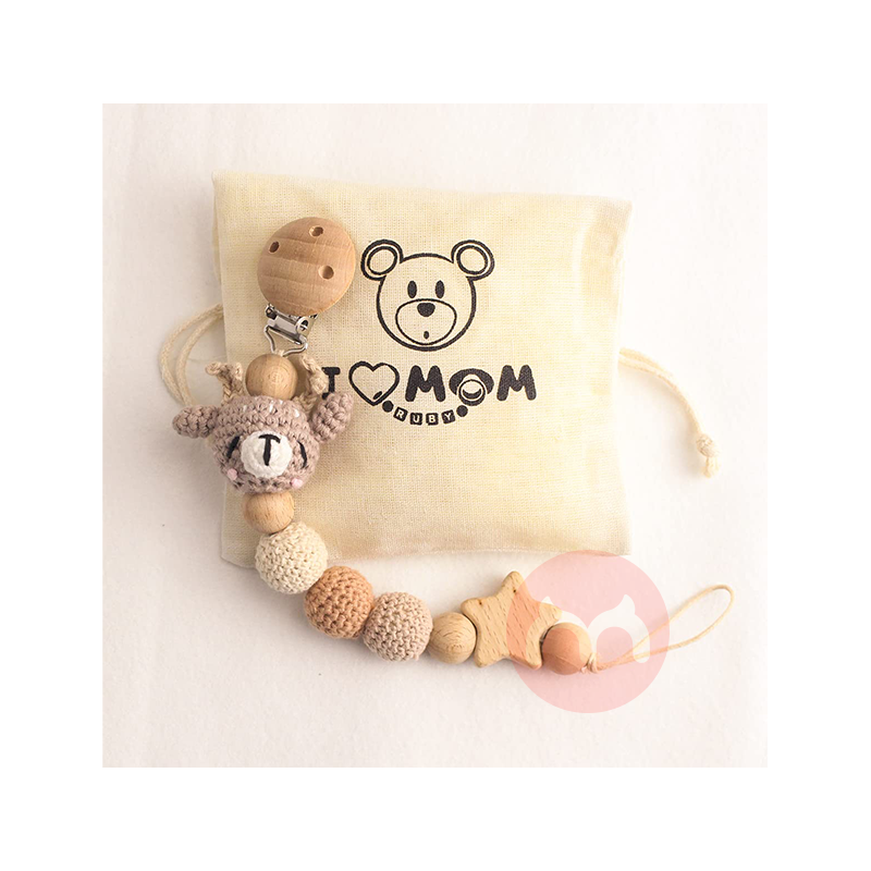 RUBY Rantai Dot Kayu Moose Asli Luar Negeri Edisi Lokal