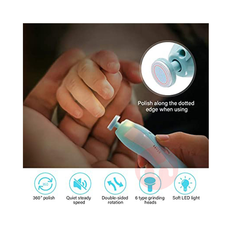 Rightwell Gunting kuku bayi elektrik lokal asli luar negeri