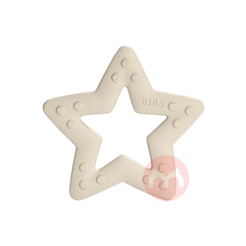 BIBS Denmark BIBS White Star Teether tidak mengandung BPA Asli Lokal Luar Negeri
