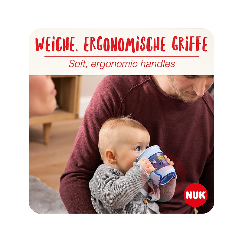 NUK Jerman NUK silikon tahan bocor cangkir biru 160ML asli luar negeri
