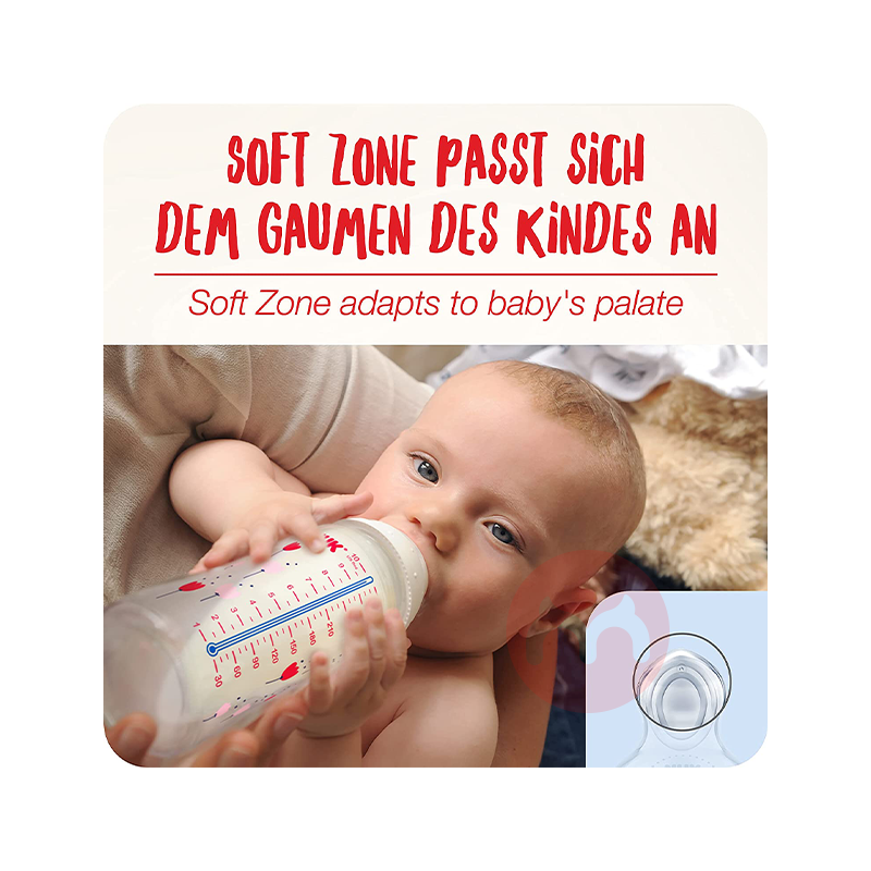 NUK Germany NUK Botol Bayi Anti-kolik Set 4 Buah Minnie Edisi Asli Lokal Luar Negeri