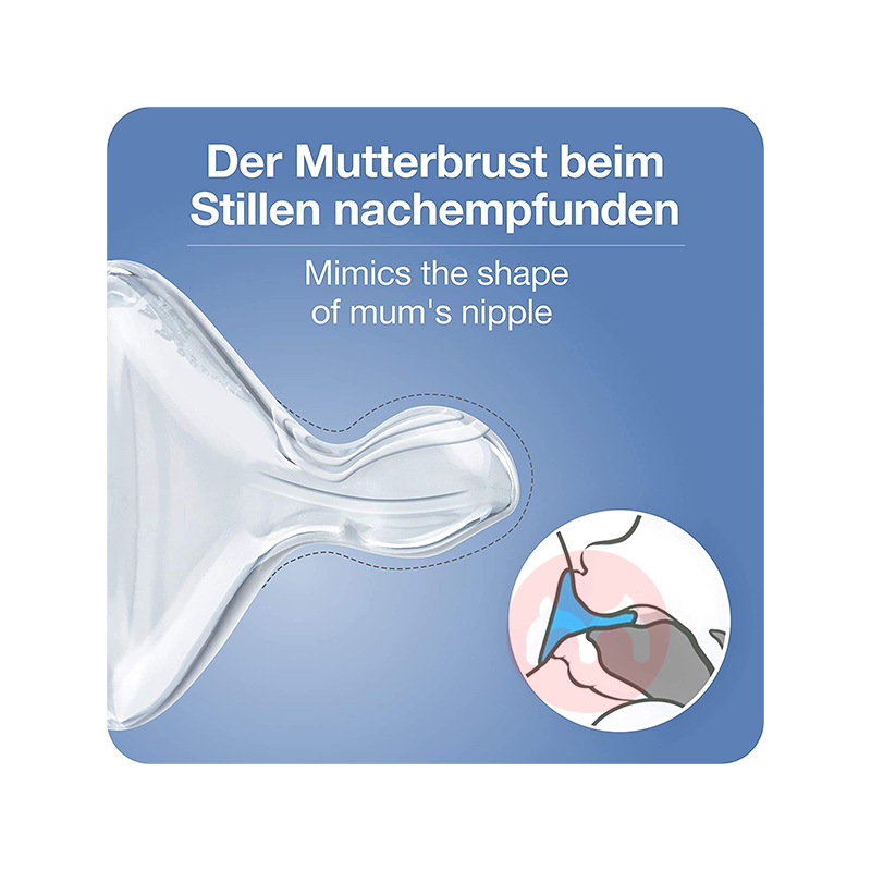 NUK Jerman NUK Ortodontik Dot Botol Bayi Biru 300ml 6-18 Bulan Asli Luar Negeri Edisi Lokal