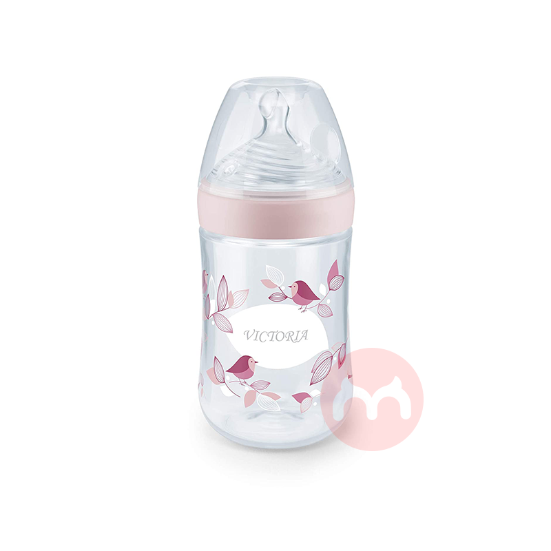 NUK Germany NUK Orthodontic Nipple Pink Baby Bottle 260ml 6-18 Bulan Asli Luar Negeri