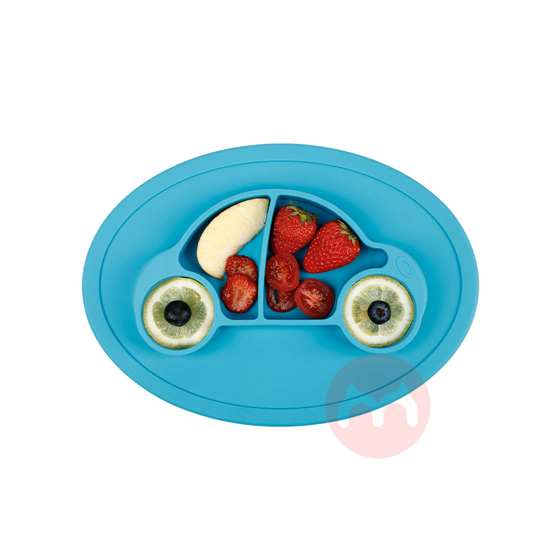 Future Founder Jerman Future Founder Depan Silikon non-slip piring makan mobil biru Lokal asli luar negeri