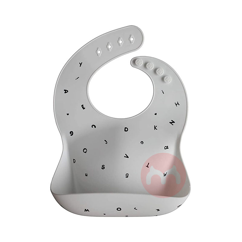 Mushie Denmark mushie food grade silicone bib/bib luar negeri lokal asli