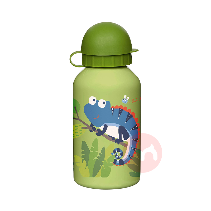 Sigikid German Sigikid Children's Stainless Steel Botol Minum 350ML Green Overseas Lokal Asli