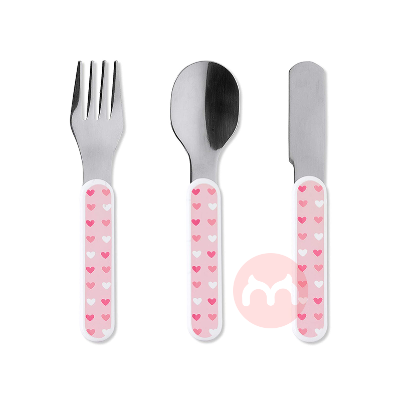 Sterntaler Peralatan Garpu Anak Jerman Asli Merah Muda Edisi Lokal Luar Negeri