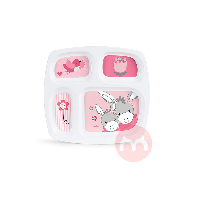 Sterntaler Peralatan Garpu Anak Jerman Asli Merah Muda Edisi Lokal Luar Negeri