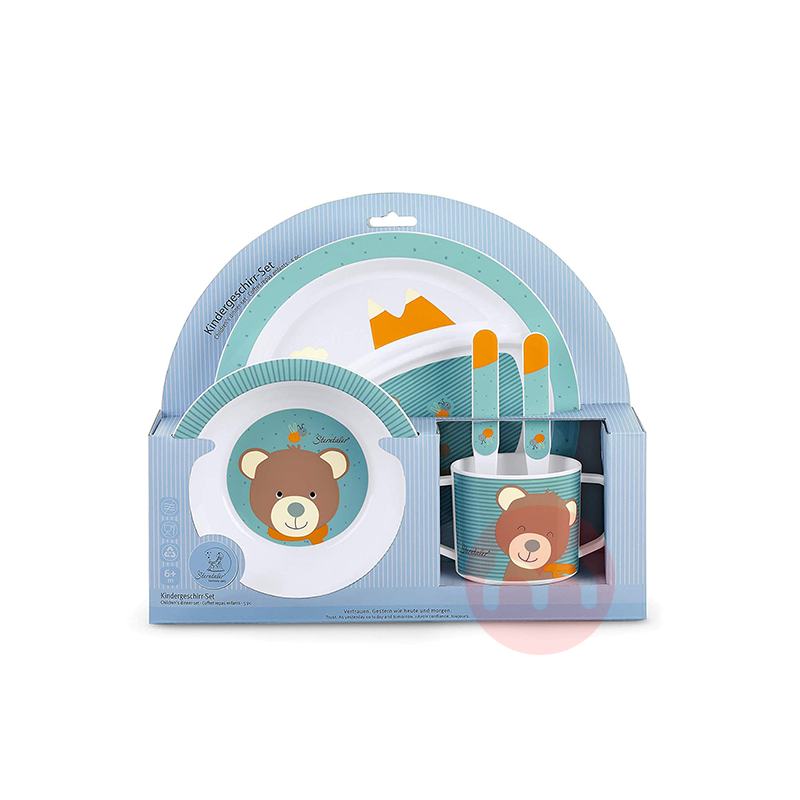 Sterntaler German Children's Cutlery Set Beruang Asli Lokal Luar Negeri