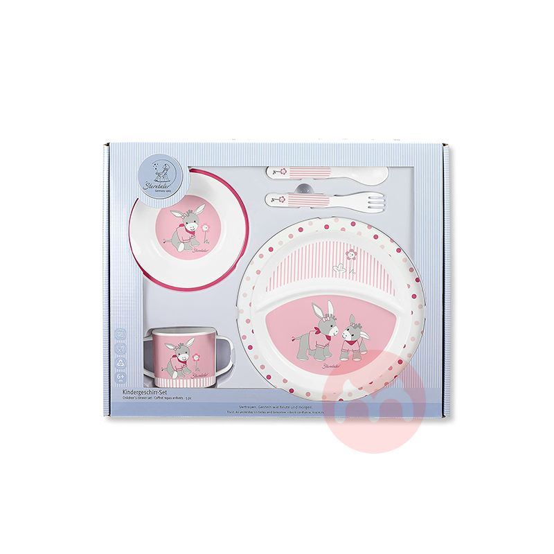 Sterntaler Jerman peralatan set makan anak-anak gadis lokal asli luar negeri
